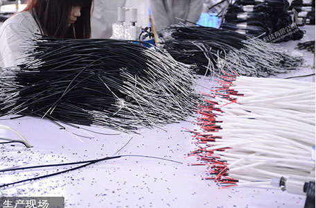 線束加工生(shēng)產現場