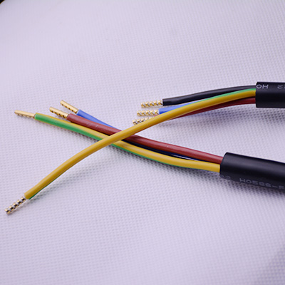 4芯矽膠+矽膠電源線