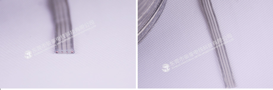 透明矽膠並排線產品圖