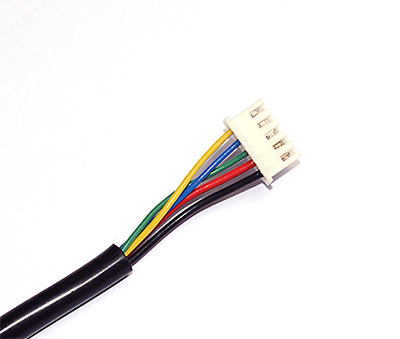 耐高溫鐵氟龍+矽膠5pin端子頭電源線加工