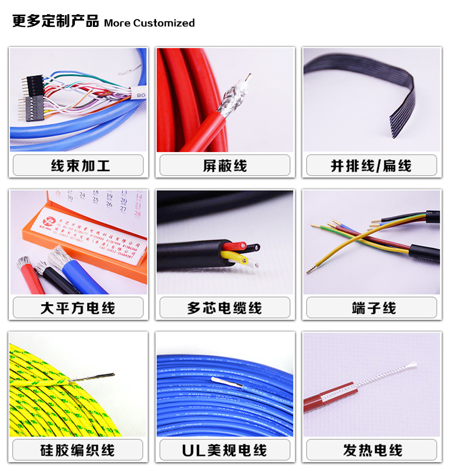 更多電線電纜產品定製